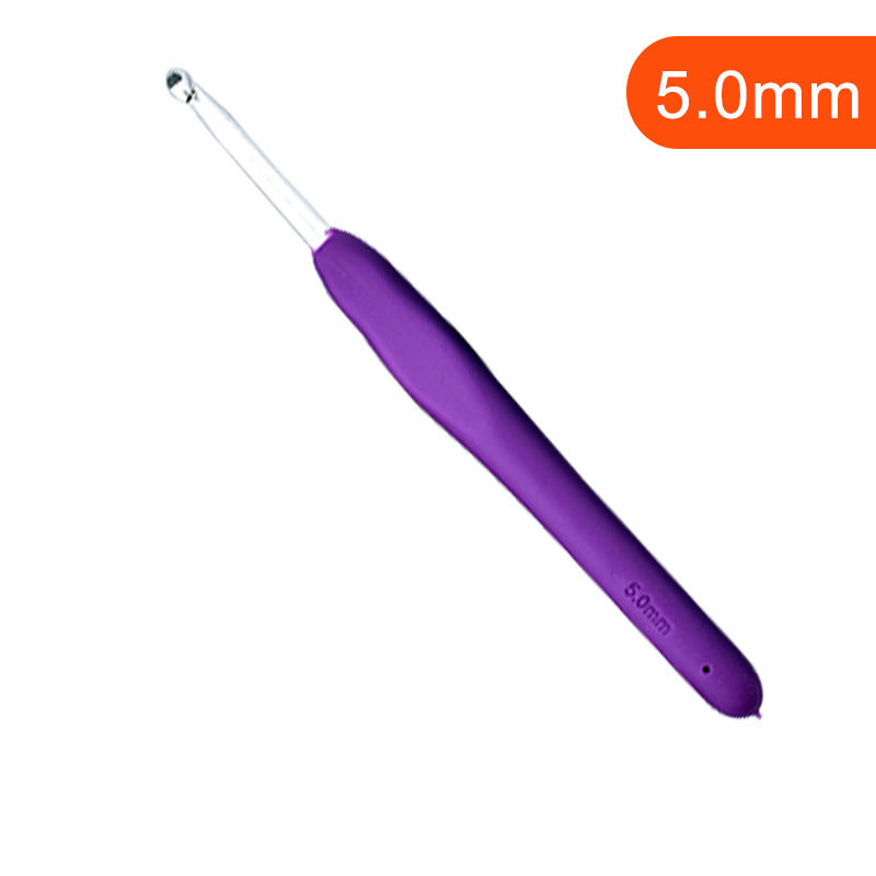 Soft Handle Metal Crochet Tool Set Diy Knitting Bag Sweater Needle