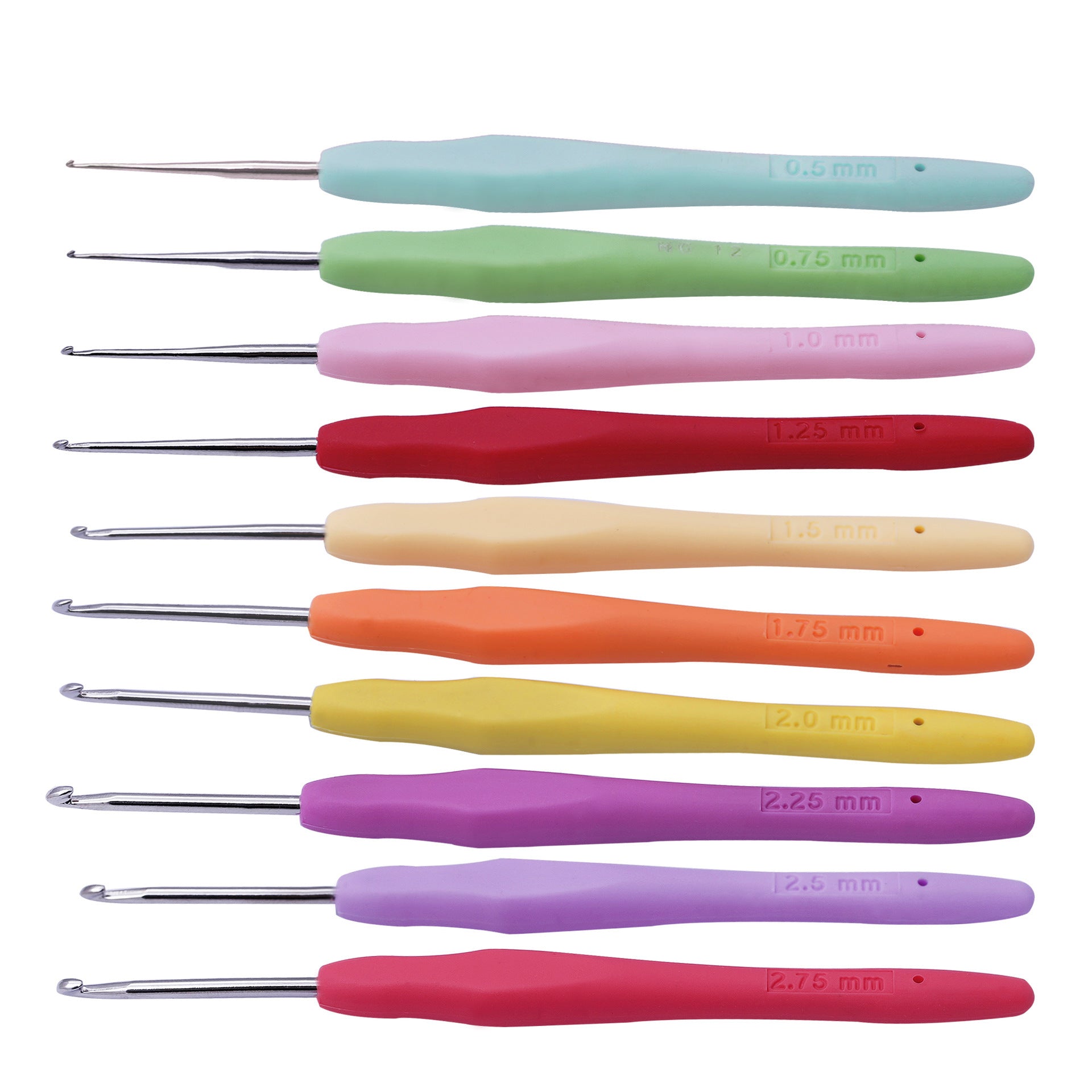 Soft Handle Metal Crochet Tool Set Diy Knitting Bag Sweater Needle