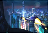 Digital Painting Neon Landscape DIY Oil Painting