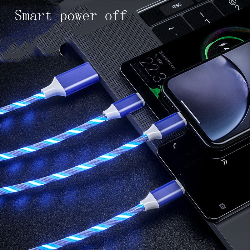 Сими 3 дар 1 Micro USB Type C Сими чароғаки LED ҷорандаи сими пуркунандаи барқи телефони мобилӣ