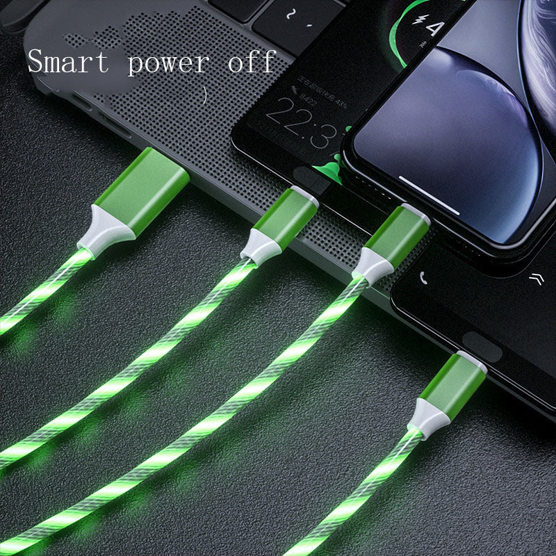 Сими 3 дар 1 Micro USB Type C Сими чароғаки LED ҷорандаи сими пуркунандаи барқи телефони мобилӣ