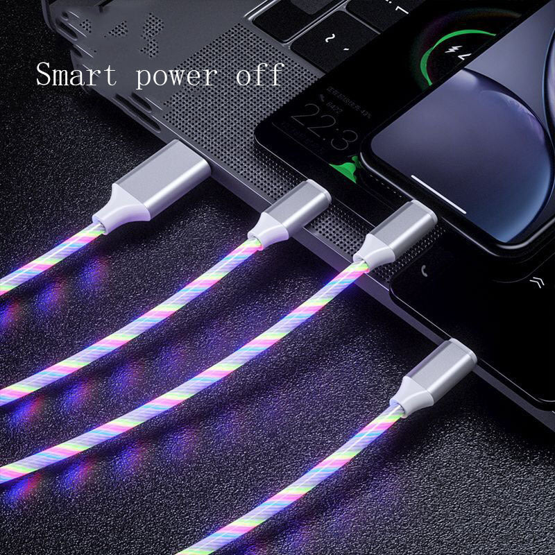 Сими 3 дар 1 Micro USB Type C Сими чароғаки LED ҷорандаи сими пуркунандаи барқи телефони мобилӣ
