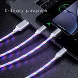 Сими 3 дар 1 Micro USB Type C Сими чароғаки LED ҷорандаи сими пуркунандаи барқи телефони мобилӣ