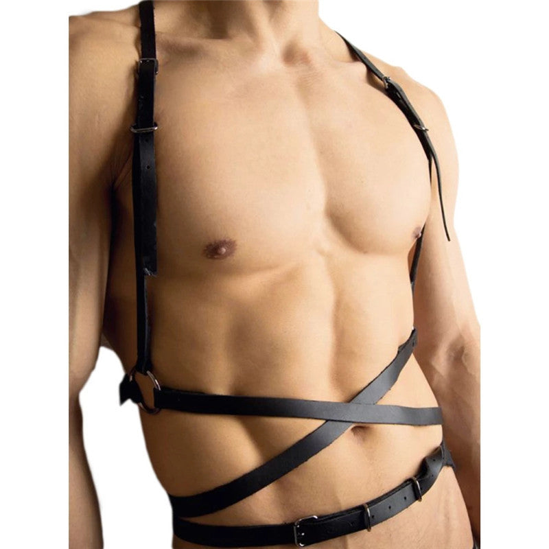 Wearable Leather Straps On Both Sides
