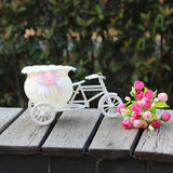 Home Decoration Simulation Rattan Woven Small Tricycle Ornaments