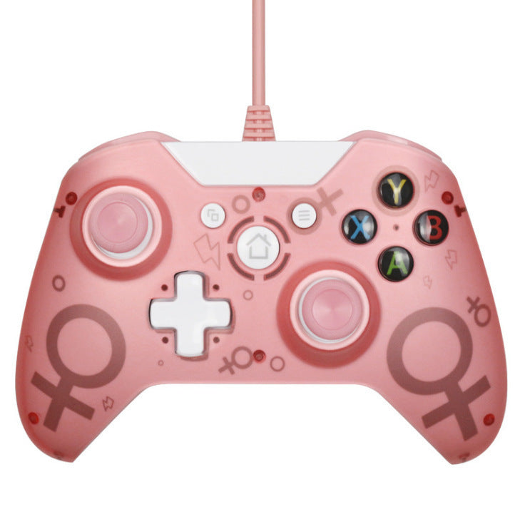 Controle Controller USB Wired for Microsoft One Controller Gamepad Барои як компютери Slim Windows Mando Барои як Ҷойстик