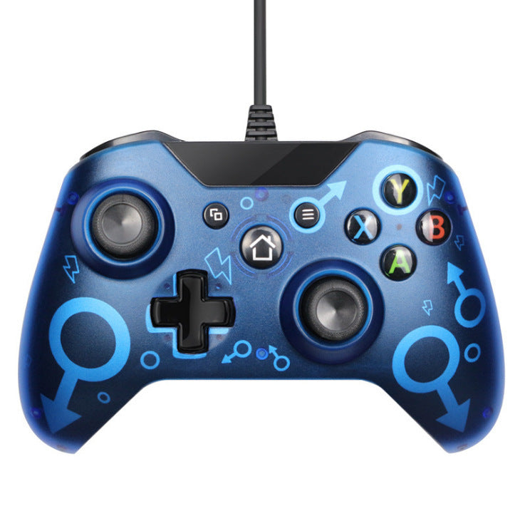 Controle Controller USB Wired for Microsoft One Controller Gamepad Барои як компютери Slim Windows Mando Барои як Ҷойстик