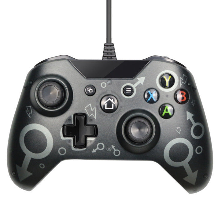 Controle Controller USB Wired for Microsoft One Controller Gamepad Барои як компютери Slim Windows Mando Барои як Ҷойстик