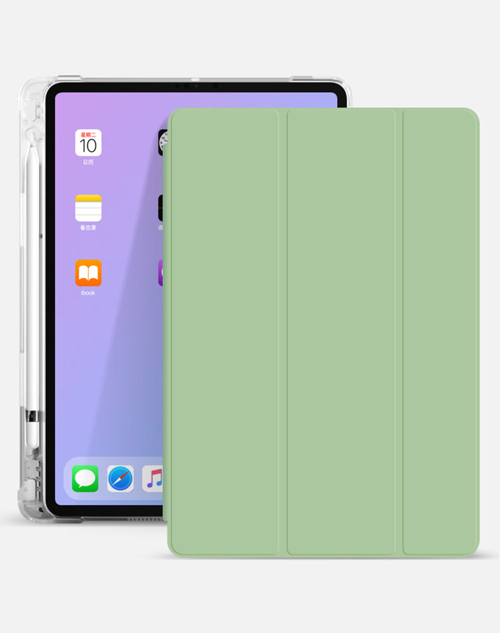 Compatible With , Compatible With , IPad10.2 Protective Cover Mini5 Pen Slot Type Flat Air4 Shell Pro10.5 Soft Shell IPad9.7