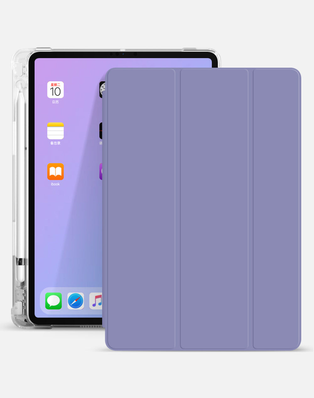 Compatible With , Compatible With , IPad10.2 Protective Cover Mini5 Pen Slot Type Flat Air4 Shell Pro10.5 Soft Shell IPad9.7