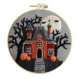 Embroidery Halloween Cloth Art Material Kit Kit Creative Handmade Needlework