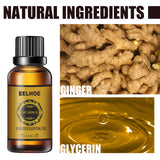 Занҷабил Essential Oil 10ml Равғани растанӣ масҳ бадан намӣ