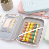 Large capacity cartoon stationery bag