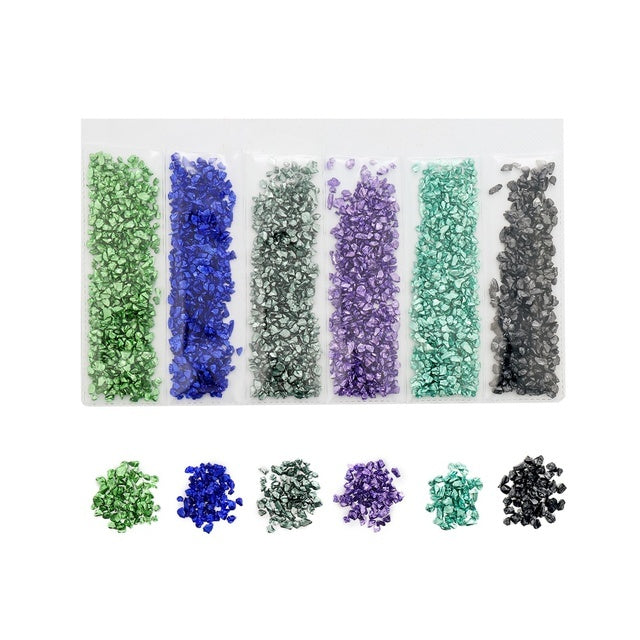 Crushed Glass Stone Resin Filler Crystal Jewelry