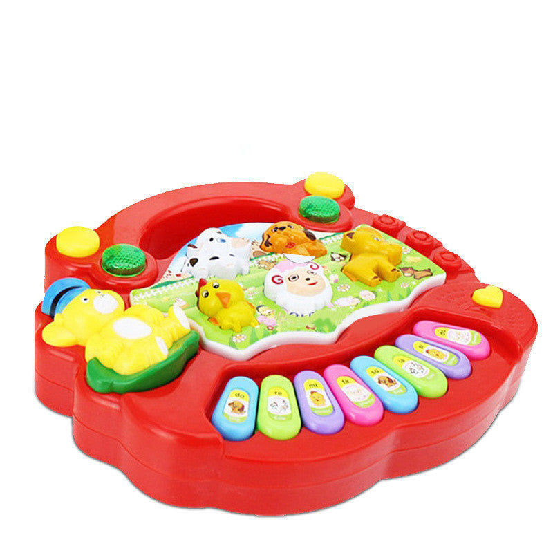 Бозичаҳои таълимӣ Farm Animal Keyboard Асбоби мусиқӣ Кӯдак Бозичаҳои кӯдак