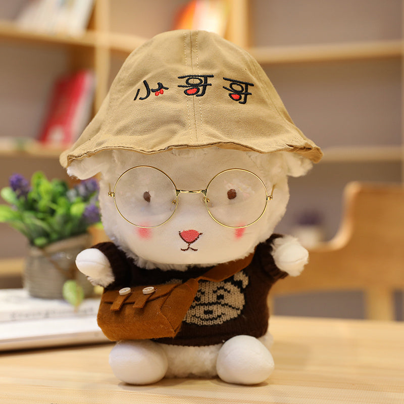 Cute web celebrity baby lamb dolls