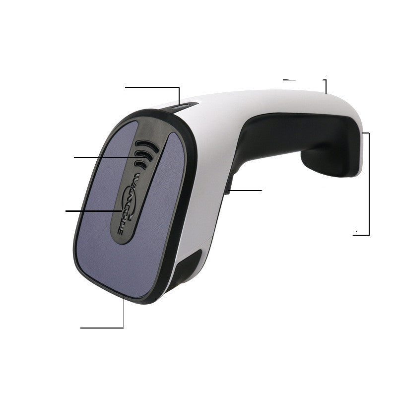 One-Dimensional Wired Red Light Handheld Barcode Scanner