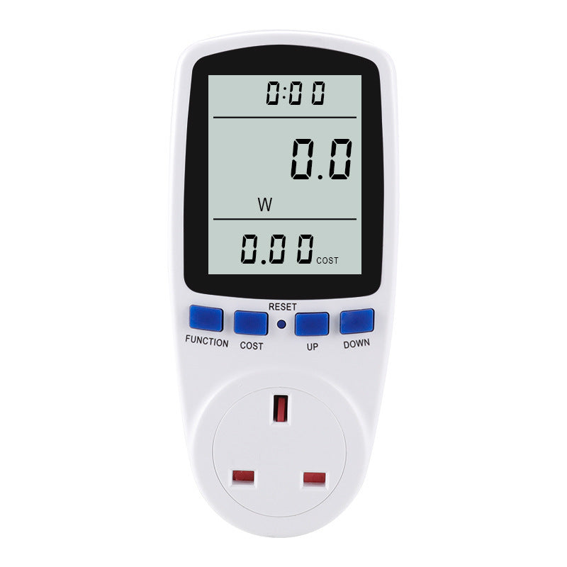 220V AC ИА рақамии LCD Ҳисобкунаки барқии ваттметр ваттметри ватт КВт Ҳисобкунаки энергетикӣ FR ИМА UK AU BR Анлизатори ченкунии баромади барқ