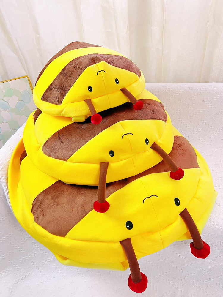 Cartoon Bee Pillow Wearable Plush Toy