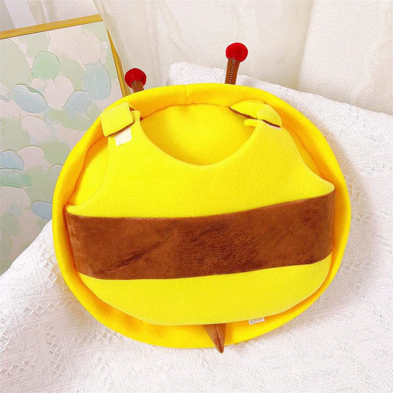 Cartoon Bee Pillow Wearable Plush Toy