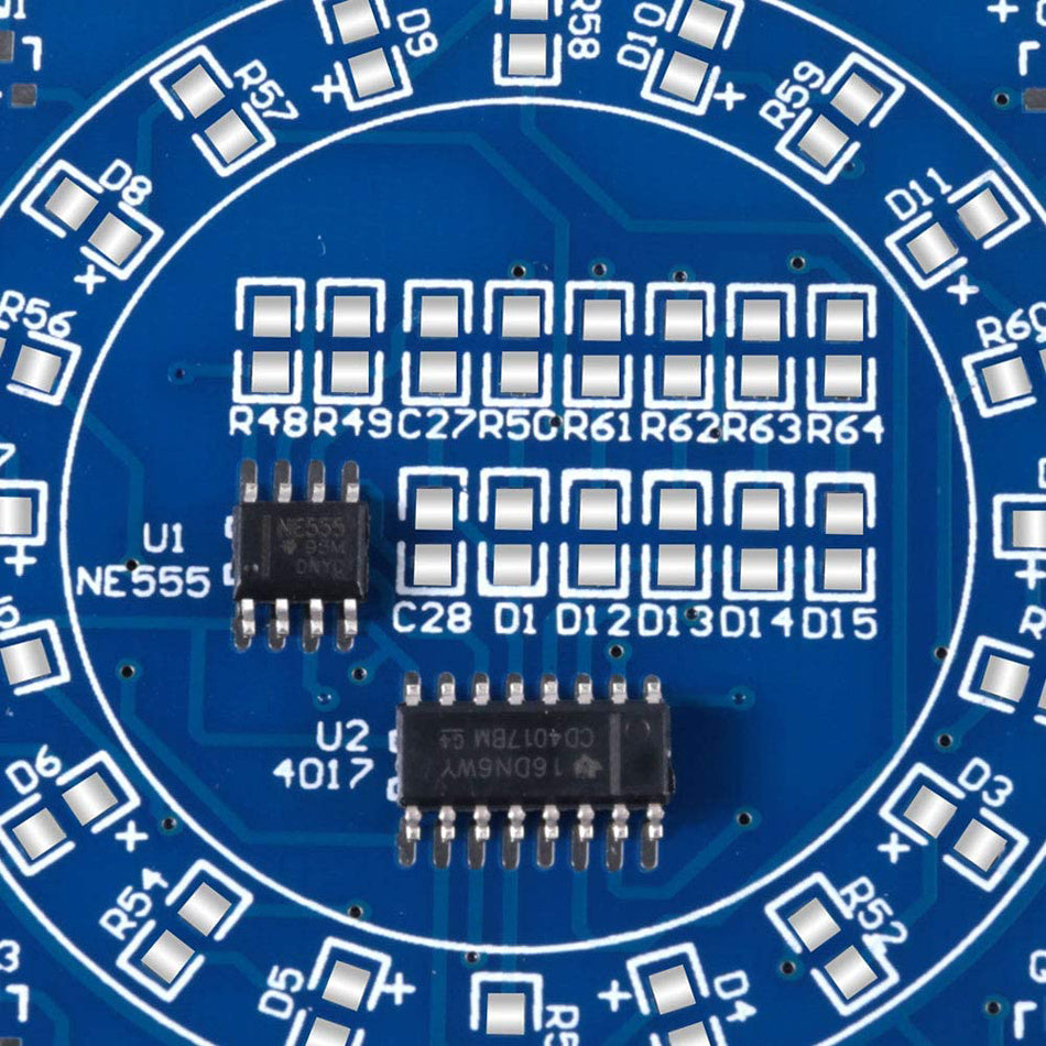 Skill training patch component welding practice board