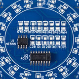 Skill training patch component welding practice board