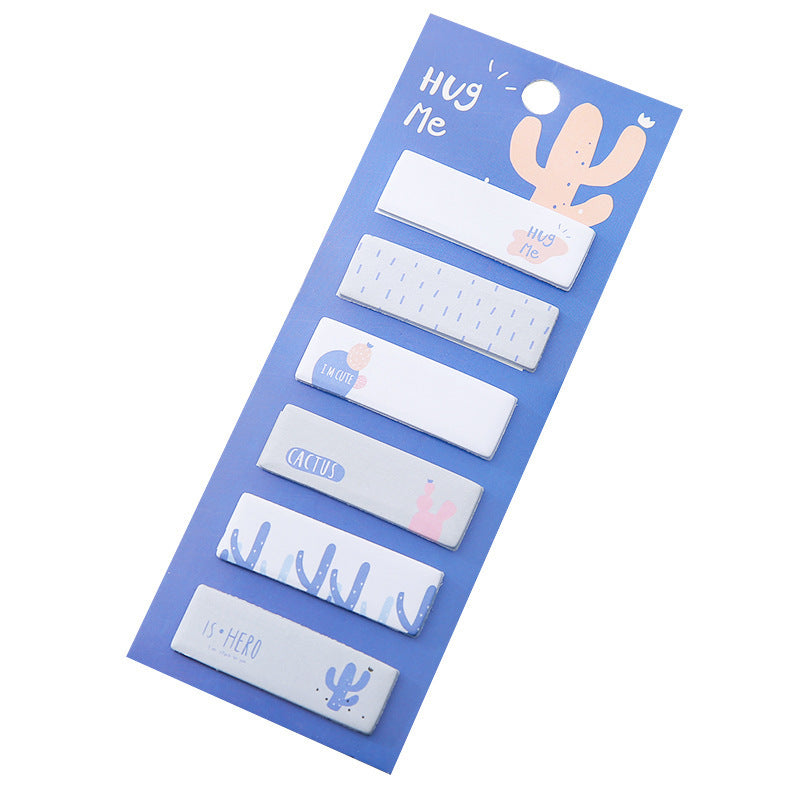 Korean stationery Moroccan cactus note