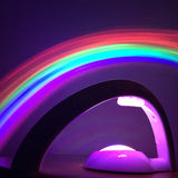 Навгонии LED ошиқона Осмон рангинкамон рангин Дурнамои Night Light