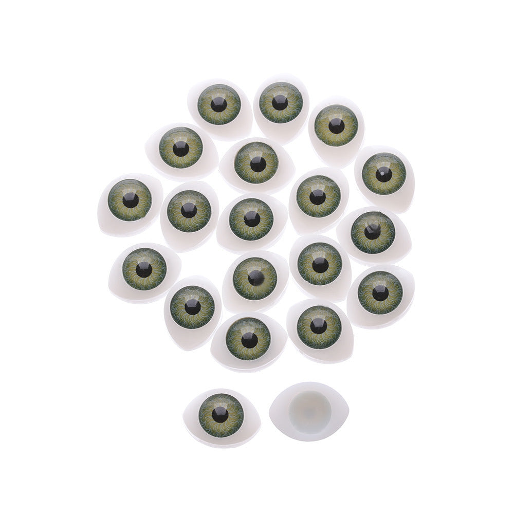 Boat-shaped Resin Eyeballs Toy Dolls DIY Accessories
