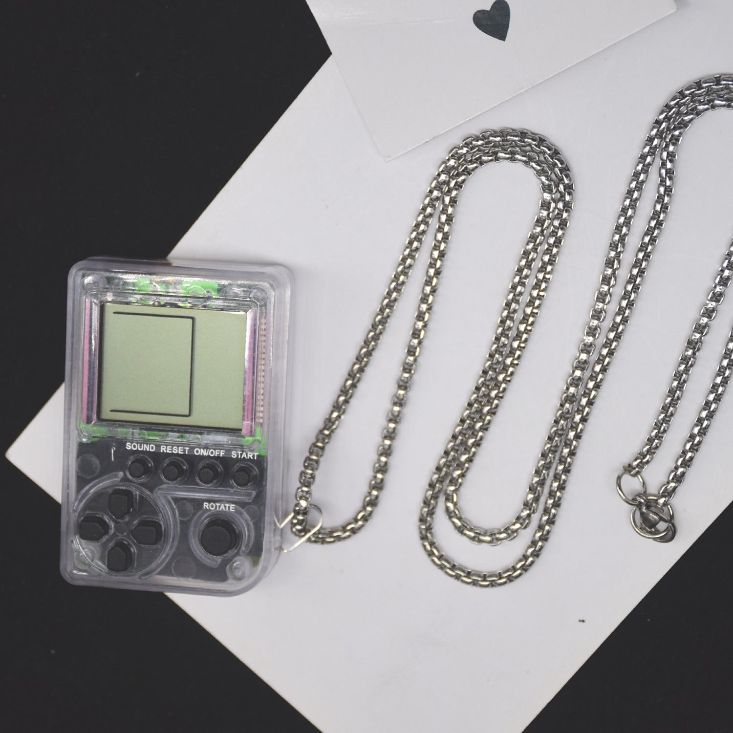 Retro game console necklace