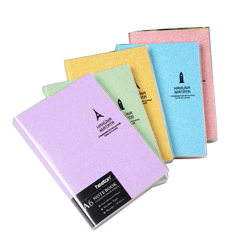 Plastic-Bound Shiny Notepad Stationery