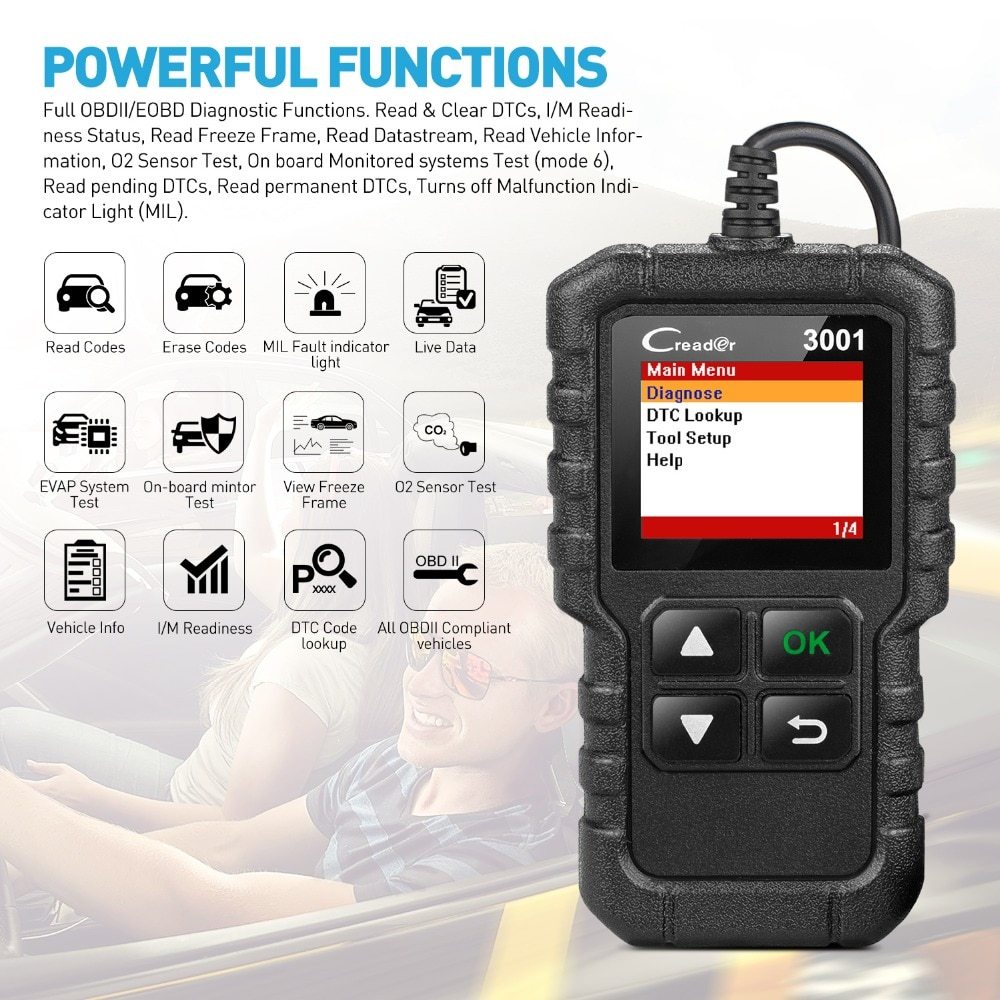 Code reader CR3001 X431 3001 Auto Scan tool 