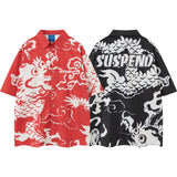 Ретро-трендовая уникальная повседневная свободная рубашка