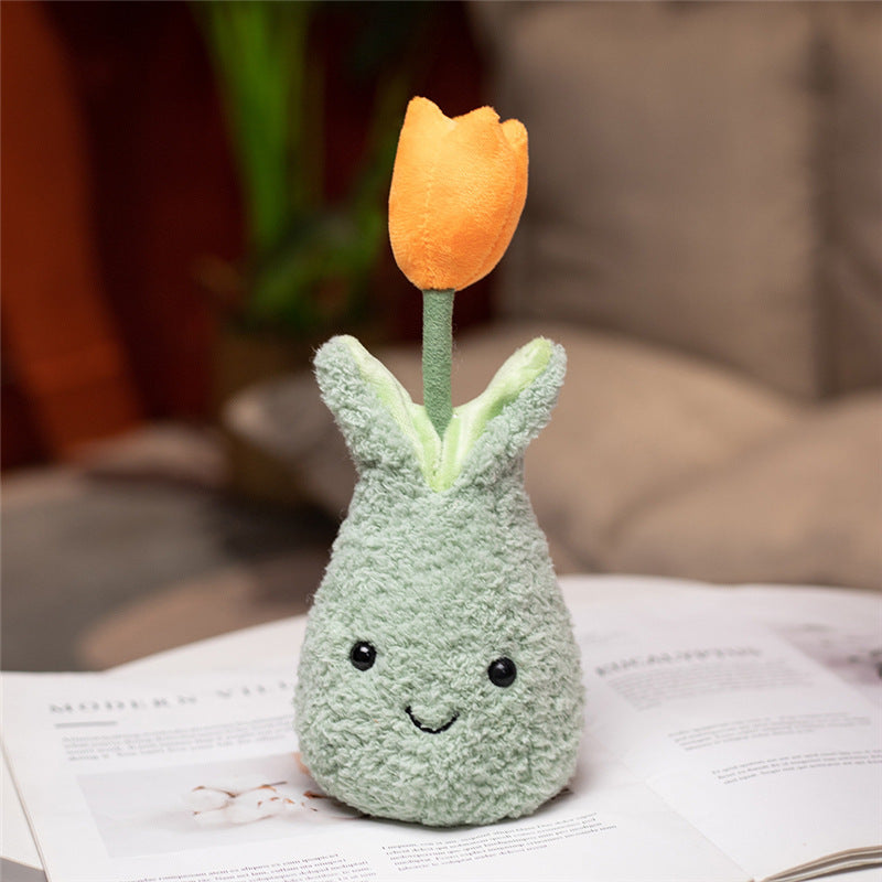 Plush Toys Flower Dolls Home Decor Crafts