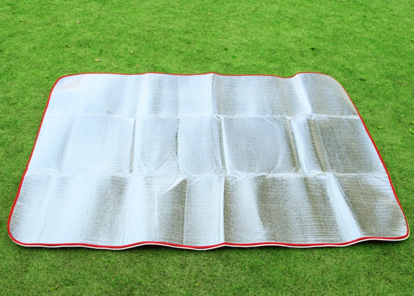 1.5 X 2m Single-sided Aluminum Foil Outdoor Moisture-proof Mat
