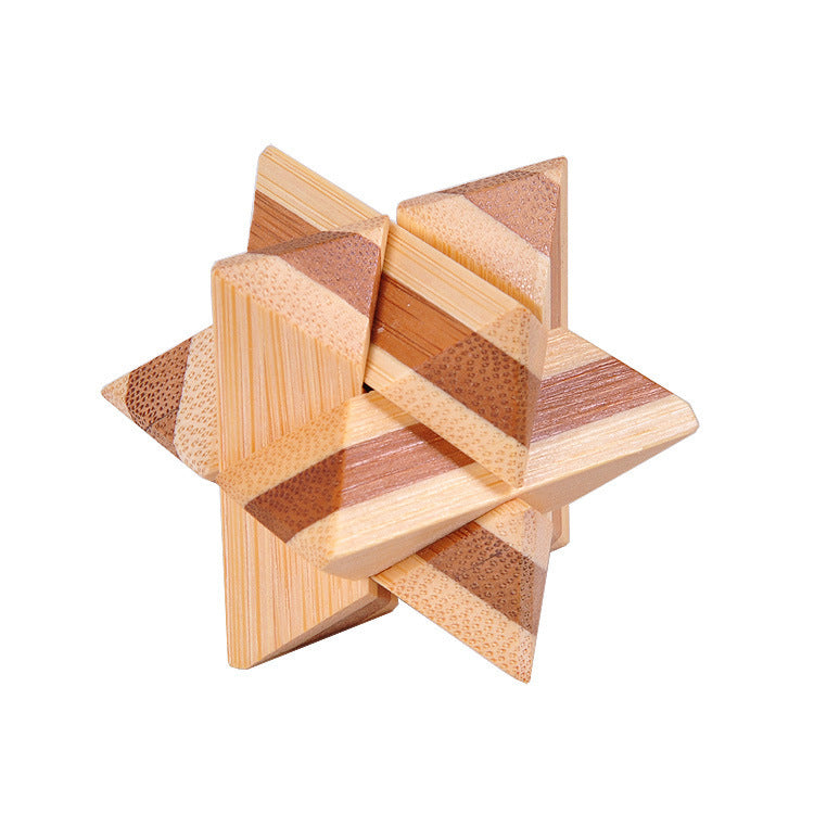 Wooden Burr Puzzle Burr Puzzle Educational Toys
