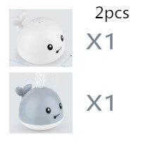 New Baby ҳаммом ванна барқ ​​Induction Whale Spray Toy хурд