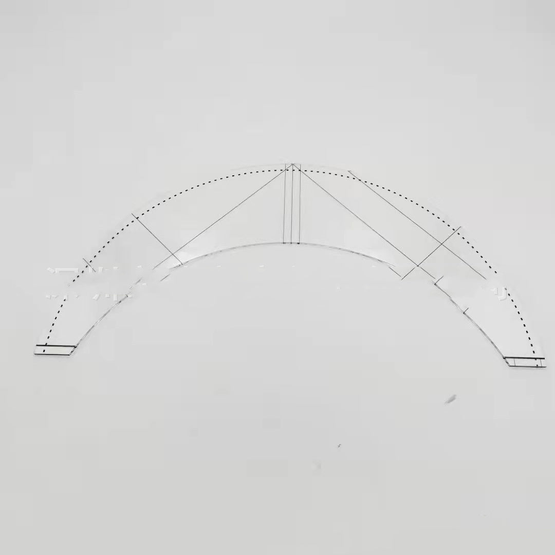 Handmade Sewing Ruler Tablecloth Braided Twist Template