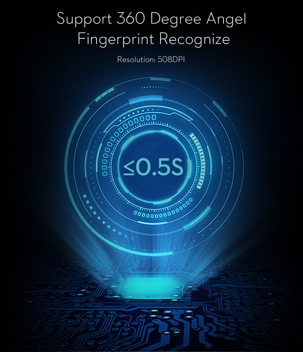 New fingerprint lock smart fingerprint U-shaped lock