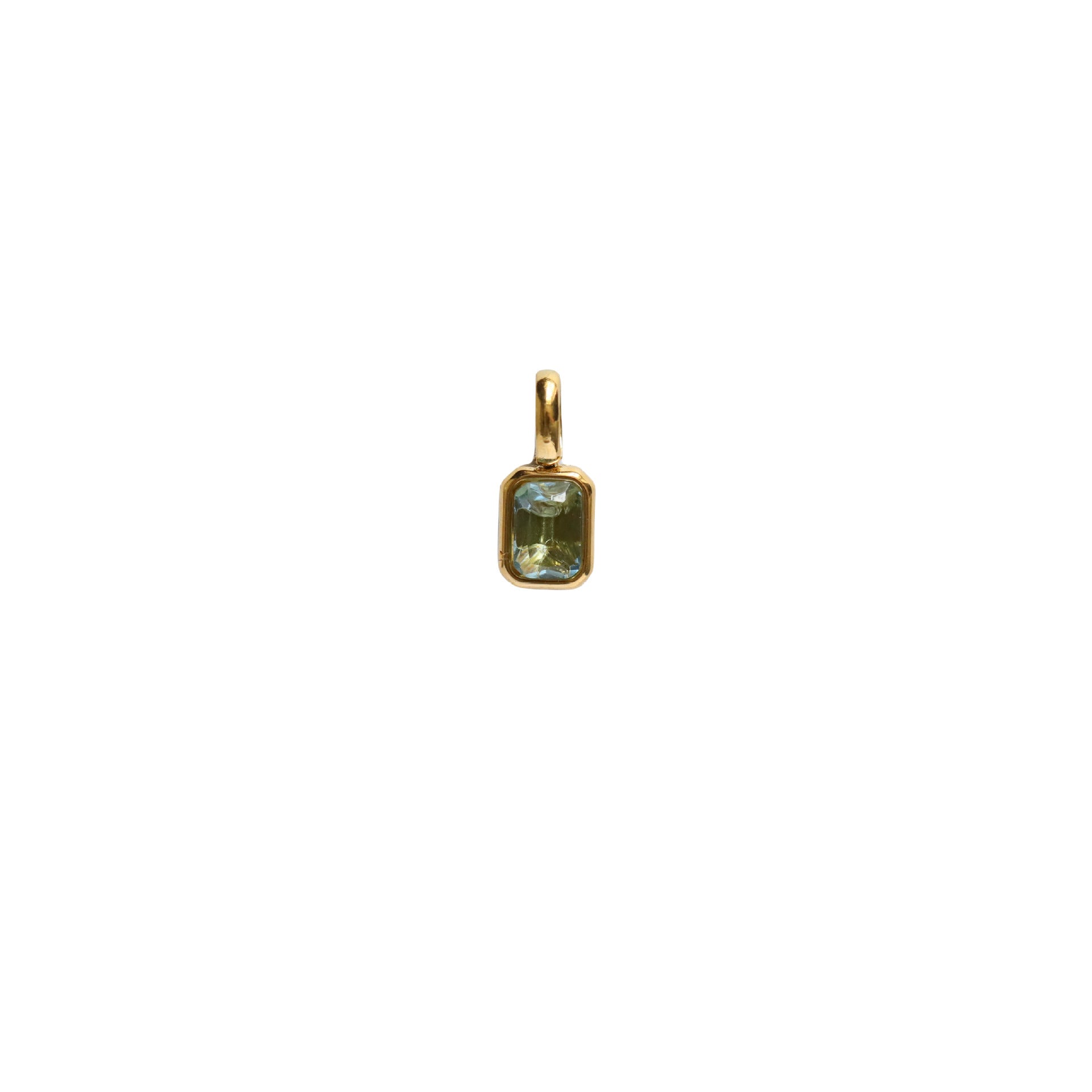 Titanium Steel Color 12 Birthstone Pendant Diy Accessories For Women