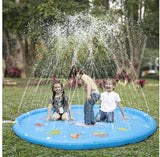 Inflatable water spray cushion