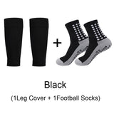 Sports Soccer Socks Knee Pad Mid-calf Glue Dispensing Non-slip
