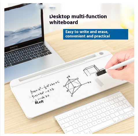 Computer Desktop Keyboard Whiteboard Writing Portable Storage Box