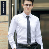 Рубашка с длинными рукавами Business Slim Fit для мужчин и женщин