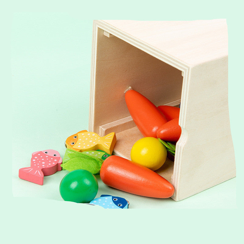 Wooden Children Knock The Ball Game Baby