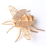 Children's DIY Wooden Toys, Wooden Toy Models, Three-dimensional Puzzles, Assembling Insect Models