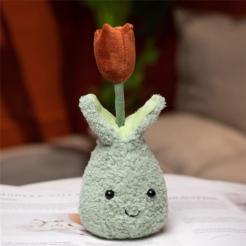 Plush Toys Flower Dolls Home Decor Crafts