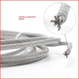 304 Stainless Steel Invisible Anti-theft Protecting Wire Net Steel Wire Coated Rope Steel