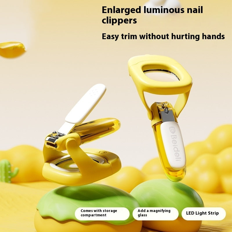 Safety Anti-pinch Newborn Baby Nail Scissors Artifact