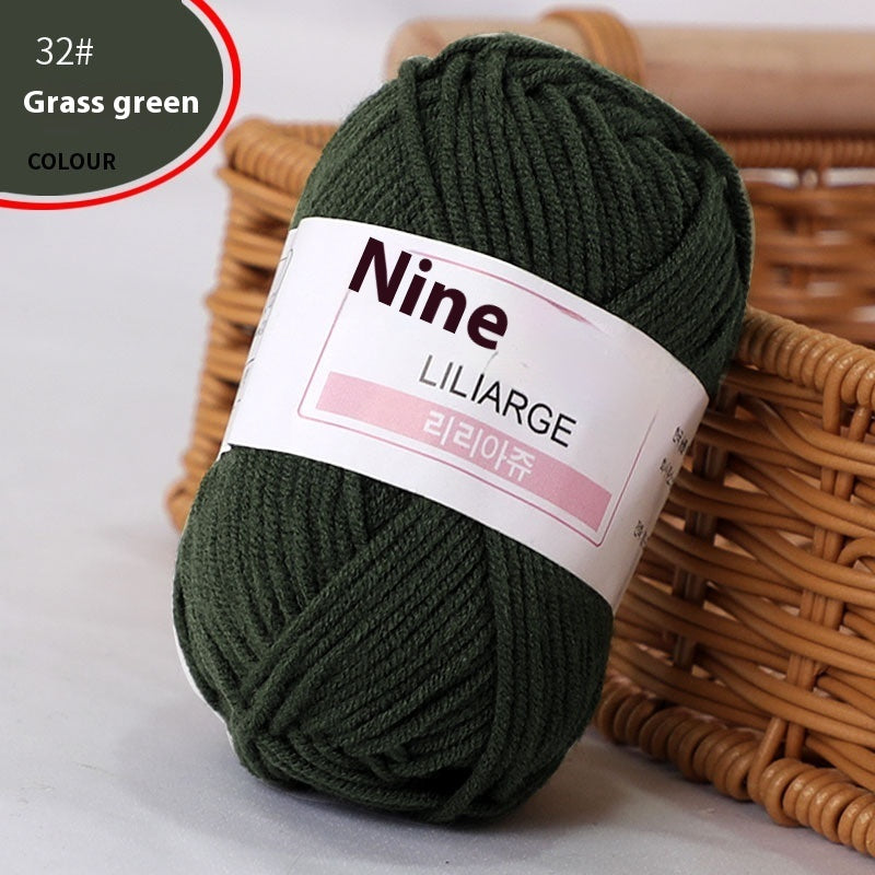 4-Strand Milk Cotton Thread Doll Crochet Knitting Wire Balls